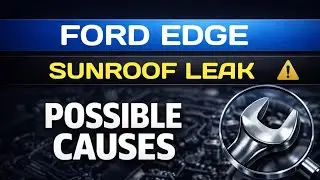 Утечка воды из люка Ford Edge &ndash; распространенные причины попадания воды.