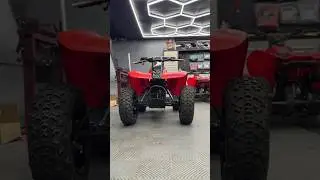 New Fourwerx Carbon Hood On The Sportrax 90 is Pretty Sweet.😅 #atv #atvlife #4wheeler #quad #shorts