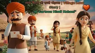 श्याम बिहारी की सच्ची मोहब्बत | Village Love Story | 3D Cartoon Hindi Kahani #LoveStory #ShyamBihari