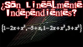 Determina si los Conjuntos dados son Linealmente Independientes | &Aacute;lgebra Lineal