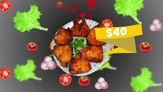 Food menu product animation