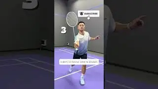 6 ways to receive serve in doubles #badminton #badmintontraining