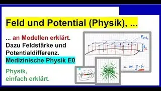 Feld, Feldst&auml;rke, Potential, Potentialdifferenz, f&uuml;r Physik an Modellen erkl&auml;rt