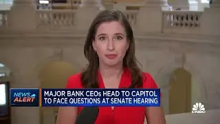 Major bank CEOs to visit Capitol Hill to face questions in Senate hearing
