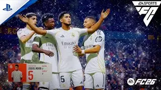 Real Madrid vs. Barcelona - La Liga 25/26 El Clasico FC26 Full Match | PS5 Pro [4K60]