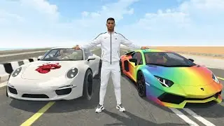 Krishna Ronaldo Car Vs Franklin Ki Car 🚗 Indian Theft Auto Simulator Game 😱🎮