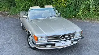 1988 Mercedes 300SL R107. 63k miles. For Sale. Comprehensive S/H. Superb throughout.