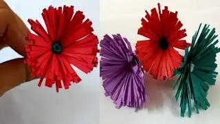 Easy small paper flowers  | DIY paper flowers  | Kavitha homemaker