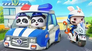 Brave Police Patrol Song | Jobs Song | Nursery Rhymes & Kids Songs | BabyBus - Cars World