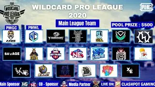 PUBG Mobile Wildcard PRO League 2020 Week 2 Day 1 | ClashPot