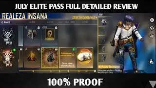 July Elite Pass Free Fire 2021 | July Elite Pass Full Review | Season 38 Elite Pass Full Review