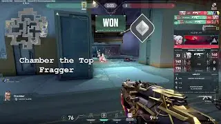 Day 8 - Match 5: Chamber the top fragger | Silver1 win |Silver &rarr; Gold | Valorant