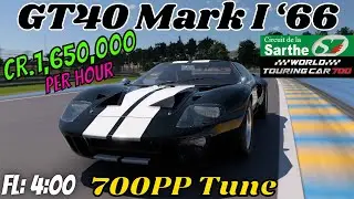 GT7|GT40 Mark I ‘66|Le Mans 700pp Build|1.52