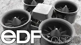 EDF Drone | qf2611 4000kv 50mm edf fettec aio 35a 4s1300 120c