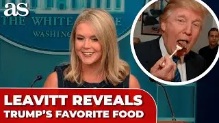KAROLINE LEAVITT shocks everyone by revealing TRUMP'S FAVORITE FOOD