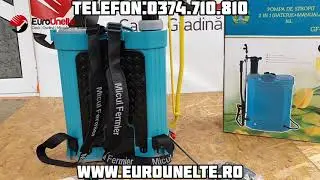 POMPA DE STROPIT MANUALĂ ȘI ELECTRICĂ  MICUL FERMIER  (2 ÎN 1)