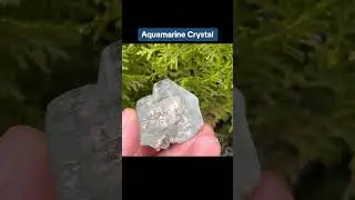 Natural Color Aquamarine Crystal Cluster #collecting #naturalgem #beautifulstone #aquamarine