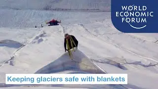 How these blankets are keeping glaciers safe