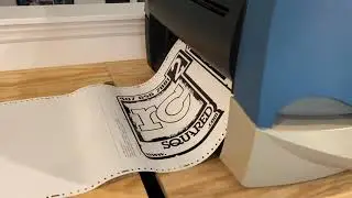 Printing our logo with a Gerber Edge FX