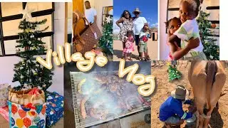 Village Vlog| Christmas gifting| New Year braai| Alil In Between 
