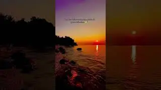 Tramonto infuocato sul mare, specchio di passioni silenziose. ✨