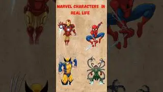 Marvel characters in real life #creature #animals #marvel #character #ironman #spiderman #wolverine