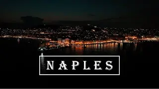 🇮🇹 Naples Italy at night - by drone 4K [ DJI Mini 3 Pro ]