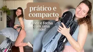 Nosso carrinho de bebê! Carrinho de Bebê Minny da Cosco. Muito prático para viajar de avião 😎