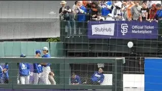 試合前から話題沸騰⚾🔥大谷翔平がブルペン投球披露！山本由伸のキャッチボールを正座で見守る“神シーン”