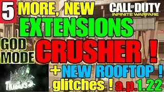 INFINITE WARFARE COD IW GLITCH *CRUSHER* 5 NEW EXTENSIONS SECRET ROOMS GOD MODE PS4 XB1 PC