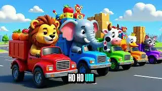 Cargo Truck Animals Song 🐮🦆 | Fun Learning Song for Kids