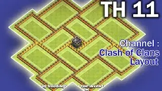 Clash of Clans town Hall 11 TH11 Hybrid Base Farming Base DE Protection