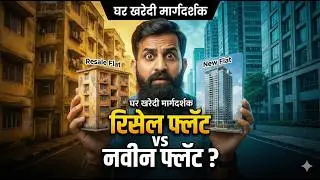 रिसेल फ्लॅट की नवीन फ्लॅट? Resale Vs New Flat? Home Buying Guide Marathi #NewVsResale #marathi