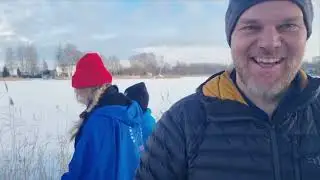 Jelgavas Roņi winter swimming club's swim 4th January 2026