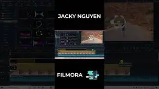Adding Audio Visualizer Effect in Filmora 11 #shorts
