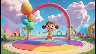 Five Silly Shapes Playing Tag | English Nursery Rhyme | Kids Songs | Baby Music