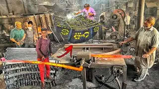 Manufacturing process of Truck Leaf Spring Under Of 30 Skilled Workers in Factory