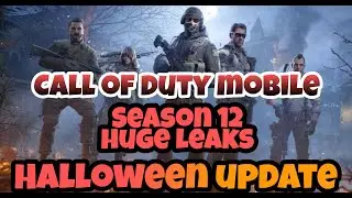 COD MOBILE SEASON 12 HUGE LEAKS || NEW HALLOWEEN UPDATE NEW M4 SKIN NEW MAP