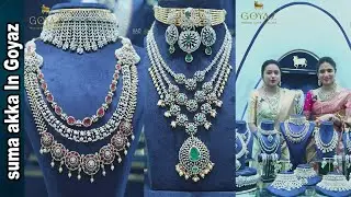 Suma Akka In Goyaz Silver Jewellery  Panjagutta | @brideessentials #goyaz #bridaljewellery #silver