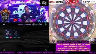 CHEWSDAY NIGHT! LIVE DARTS STREAM...CHALLENGE US!