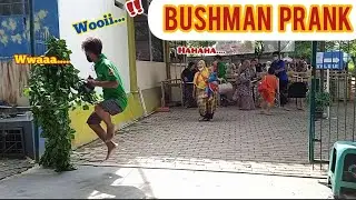 BUSHMAN PRANK || CRAZY BUSHMAN, SCARY BUSHMAN, BUSHMAN TER BAR BAR || Prank Manusia Pohon