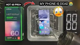 Infinix Hot 60 Pro Plus Water Test 💦 | iP65 Water & Dust Proof Rating | Let's Check It's Water Proof