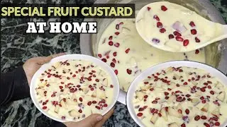 Easy Homemade Fruit Custard - Only 3 Main Ingredients! 🤯
