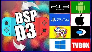 CONECTAR E JOGAR COM BSP-D3: ANDROID,  IPHONE, PC, STEAMDECK,  NINTENDO SWITCH,  SMARTTV, PS3, PS4