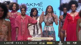 Pawan Sachdeva and Rina Dhaka at Lakm&eacute; Fashion Week in partnership with FDCI.