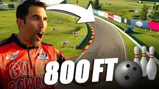 World's Longest Bowling Strike (800 Feet!)