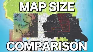 THE DIVISION vs GTA 5 vs FALLOUT 4! (Map Size Comparison)