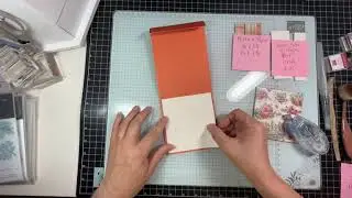 Triple Display Easel Card using Fall for Toile DSP