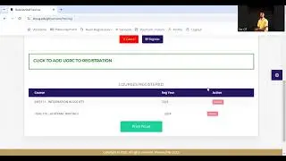 COURSE REGISTRATION PROCEDURES USING STS PORTAL