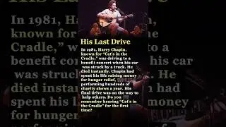 Harry Chapin&rsquo;s Final Road Trip #harrychapin #shorts  #70s